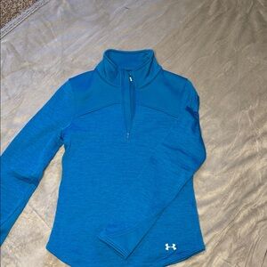 XS Under Armour Women's Royal Blue Quarter-Zip Performance Pullover